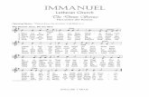 Immanuel · And He took them up in His arms, put His hands on them, and blessed them. P: This is the Word of the Lord. C: Thanks be to God. The pastor places his hands on the head