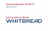 PowerPoint Presentation/media/Files/W/Whitbread... · 2018-03-26 · EAT SLEEP & DRINK WHITBREAD Whitbread EPS and revenue growth Revenue 8% CAGR Em EPS 29.6% CAGR Building on success