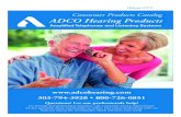 Consumer Products Catalog ADCO Hearing Products Catalog CC5.pdf · 2012-10-27 · ADCO Hearing Products Volume CC5 303-794-3928 • 800-726-0851 Questions? Let our professionals help!