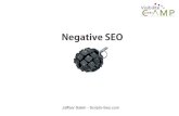 Negative SEO - Scripts Seoscripts-seo.com/style/negative-seo.pdf · 2015-11-17 · Negative SEO Jaffaar Saleh – Scripts-Seo.com Une popularité forte éloigne les risques et diminue