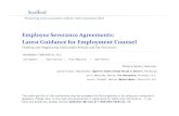 Employee Severance Agreements: Guidance for ...media.straffordpub.com › products › employee-severance...2013/02/20  · Employee Severance Agreements: Latest Guidance for Employment