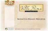 Scratch Ready Recipes - Amazon Web Servicesschwans.web.pdf.s3.amazonaws.com/ScratchReadyRecipesII.pdftop of the pizza. 2. Top with shredded Mozzarella cheese. 3. Bake as directed.