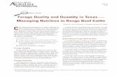 Forage Quality and Quantity in Texas- Managing Nutrition ...bexar-tx.tamu.edu/files/2012/07/B-6124...in-Texas.pdf · Texas High region Low region Figure 11. Monthly estimates of average