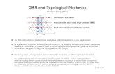 GMR and Topological Photonics - Hanyangoptics.hanyang.ac.kr/~shsong/2-GMR and Optical Topology.pdf · GMR and Topological Photonics SeokHo Song (HYU) The first-order photonic stopband