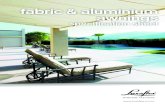 fabric & aluminium awnings - Selector Fabric... · frame awnings, roll up fabric awnings and static aluminium awnings. Monarch folding arm awning A folding arm awning is a retractable