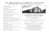 St. Barnabas Catholic Church - WordPress.com · 30/10/2015  · Now Hiring – St. Rose Academy St. Rose Academy, a private, Catholic elementary school is seeking a full-time Director