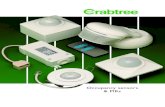 Occupancy sensors & PIRs - electrium.co.uk · motion sensors Crabtree’s range of occupancy sensors are designed to offer a quick and easy plug n play installation whilst offering