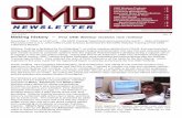Making history – First OMD Webinar receives rave reviews! · 2015-02-17 · Webinar topics allows for repeat presentations. Therefore, it’s easy to pick a presentation and time