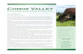 Comox Valley Farmers’ Institute Comox Valley Farmers Institute › wp-content › uploads › 2017 › 03 › … · Comox Valley Farmers’ Institute March 2017 Annual Report Ben