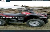 OZARK 250 - rickgillmotorcycles.com.au Brochure... · OZARK 250 The Ozark 250 is engineered to be practical, with nimble handling and a comfortable ride even when the going gets rough.