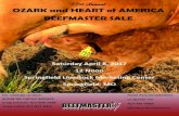 39th Annual OZARK and HEART of AMERICA BEEFMASTER SALE · ozark and heart of america beefmaster marketing association ohoa president –sam dryer 417-872-8232 schedule of events: