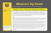 Missouri Ag Newsextension.missouri.edu › butler › documents › MOAgNews... · Maintaining a small poultry flock is growing in popularity. Backyard flocks can provide eggs, meat,