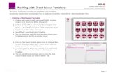 Working with Sheet Layout Templates - Agfa Corporate · Tutorial Working with Sheet Layout Templates Page | 4 4. Sheet layout lock/unlock Create again a new Layout job and select