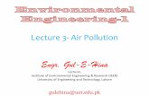 Introduction to Bridge Engineering - Seismic Consolidation · Lecture 3- Air Pollution. 01-JFeburary-2016 Lecture # 02 CE-341 –Environmental Engineering-1 Engr. Gul-e-Hina IEER