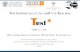 Test Automation at the useR interface leveliwt2.org/wp-content/uploads/2015/05/Ponente-2-PROS-Universidad-P... · Bu tton T ext Menu Slider MI MI MI MI typ e: T MenuItem... title: