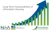 Long-Term Sustainability of Affordable Housing...Plumbing Upgrades $5,351 HVAC Replacement Ceiling Fans $3,528 Exterior Lighting Door Hardware $16,636 Interior Turn and Upgrades Sprinkler