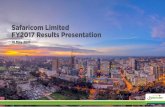 Safaricom Limited FY2017 Results Presentation · 2017-05-10 · Five Year FY Capex Intensity Capex | Driven by our commitment to keep Kenya ahead in the technological roadmap FY13