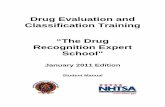 Drug Evaluation and Classification Training “The Drug Recognition …johndunnlaw.com/DRE Student Manual, 2011 Edition.pdf · 2014-07-27 · During this session, the student will