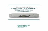 User Guide - Connecting the Explorer 8300HDC Digital Video ...Welcome DVR makes it easy to watch TV on your terms. The Explorer® 8300HDCTM Digital Video Recorder (DVR) is the simple