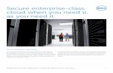 Secure enterprise-class cloud when you need it, as you ...i.dell.com/.../cs/cz/vcloud-hosting-data-sheet.pdf · Secure enterprise-class cloud when you need it, ... capital needed