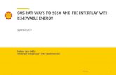 GAS PATHWAYS TO 2050 AND THE INTERPLAY WITH RENEWABLE ENERGY · Forward-looking statements are statements of future expectations that are based on management’s current expectations