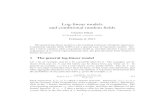 Log-linear models and conditional random ﬁeldscseweb.ucsd.edu/~elkan/250Bwinter2013/loglinearCRFs.pdf · 2013-02-08 · Log-linear models and conditional random ﬁelds Charles