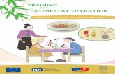FOR HOMESTAY OPERATION - Mekong Tourismesrt programme TRAINING FOR HOMESTAY OPERATION PAGE Module introduction Topic 1: Preparing the eating area Topic 2: serving meals Topic 3: serving