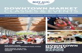 2018 DOWNTOWN MARKET CLASSES & EVENTSdowntownmarketgr.com/uploads/about/MAY-AUG_2018... · DAY 2: Make a personal pizza the way the Italians do—using locally-grown herbs and fresh