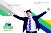 A portfolio of talent - National Institute of Securities Markets Batch 2013-14 Placement... · 2016-05-04 · IN SECURITIES MARKETS A portfolio of talent. ... In his budget speech