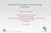Resolution of Conflict in the Pathology Laboratoryacademic.sun.ac.za/stellmed/CourseMaterial... · * a new digital camera for their shared photomicroscope * a new flow cytometer for