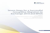 Seven Steps for a Successful GroupWise Migration to ... · White Paper - Seven Steps for a Successful GroupWise Migration to Exchange 2010 and BPOS. 6 . Exchange 2010 Key Functionality