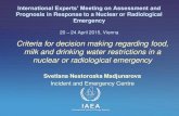 International Experts’ Meeting on Assessment and Prognosis ... › iaeameetings › IEM9p › Session5 › 6Nestoroska.pdf · Preparedness and Response for a Nuclear or Radiological