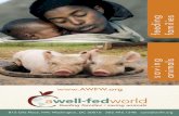 AWFW 12-page Booklet 2015 · 2019-06-20 · Sistah Vegan Project Tanzania Animal Welfare Society Toronto Pig Save Trees That Feed Triangle Chance for All Vegan Organic Network Vegan