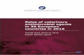 ESVAC 8th Report. Sales of veterinary antimicrobial agents ... · Sales of veterinary antimicrobial agents in 30 European countries in 2016 Trends from 2010 to 2016 Eighth ESVAC report