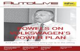 POWELS ON VOLKSWAGEN’S POWER PLAN · POWER PLAN. Subscribe for free @ Page 2 BY STUART JOHNSTON “We have to fi nd ways to make new cars more aff ordable.” Th at’s VWSA’s