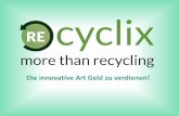 Die innovative Art Geld zu verdienen! - Easyfairs › fileadmin › groups › 9 › ... · Die innovative Art Geld zu verdienen! Der Recycling Markt von heute: Müll Produzenten