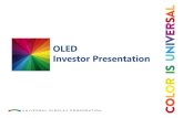 OLED Investor Presentations21.q4cdn.com/.../doc_downloads/2020/UDC_2020_IR-presentation_… · the OLED market and the Company’sopportunities in that market, are forward-looking
