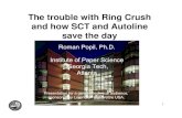 The trouble with Ring Crush and how SCT and Autoline save ...rbi.gatech.edu/sites/default/files/documents/newsletter_0910.pdf · The trouble with Ring Crush and how SCT and Autoline