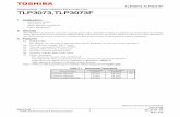 TLP3073,TLP3073F E 20180124 - RS Components · ©2016-2018 Toshiba Electronic Devices & Storage Corporation . 7/3 7/3 ) 3DFNDJLQJ 1RWH 7/3 $ 6 7/3 /) 73 $ 6 7/3 /) 73 $ 6 ... 0DJD]LQH