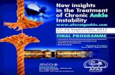 New insights in the Treatment of Chronic Ankle Instability€¦ · life. Known for developing some of the most advanced technologies, innovative implant designs, and a wide selection
