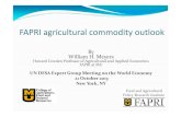 FAPRI agricultural commodity outlook - United Nations · 2013-10-24 · FAPRI agricultural commodity outlook By ... USA 323.7 286.0 ‐37.7 ... 2006 2008 2010 2012 2014 2016 2018