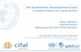 The Sustainable Development Goals A Global Vision for ... · UN City Hall Talk #3, Gent 01 06 2016 Een samenwerking tussen stad Gent en CIFAL Flanders, met steun van de Nationale