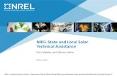 NREL State and Local Solar Technical Assistance 2017-05-04آ  NREL State and Local Solar Technical Assistance