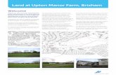 Land at Upton Manor Farm, Brixham · Land at Upton Manor Farm, Brixham Our Proposal – Key Elements The key objective of the proposals is to introduce a new, high quality residential