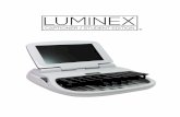 Luminex Captioner/Student User Guide - Stenograph · Luminex Captioner/Student User Guide Chapter 1 Setting up your Writer Top of EasyLock LMX V2 Tripod On the bottom of the Luminex