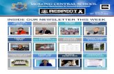 INSIDE OUR NEWSLETTER THIS WEEK - Molong Central School€¦ · inside our newsletter this week . from the principal’s desk secondary news student awards primary news library news