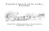 Parish Church of St. Luke, Formby - St Luke's Church, Formby 2020.pdf · And it is this particular personal touch which makes the day so rewarding. It seems to belong to another age