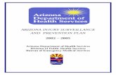 Arizona Injury Surveillance and Prevention Plan · Department of Public Safety (DPS), highway safety groups, poisoning, drowning surveillance and prevention groups, hospitals, schools,