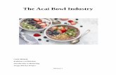 The Acai Bowl Industry - WordPress.com › 2019 › 03 › target... · 2019-03-27 · The acai bowl industry is becoming an increasingly competitive market. However, the acai bowl