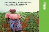 Financing Ecological Farming in Africa€¦ · 6 Financing Ecological Farming in Africa: A guide for international donors I am pleased to pen down a few thoughts on the Prologue of